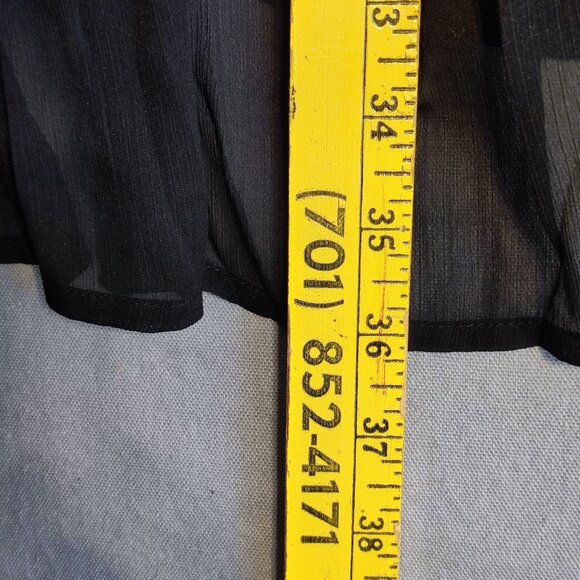 VERO MODA Vmkaya Fall Ls Short Shirt Dress women's size M black - Picture 16 of 16